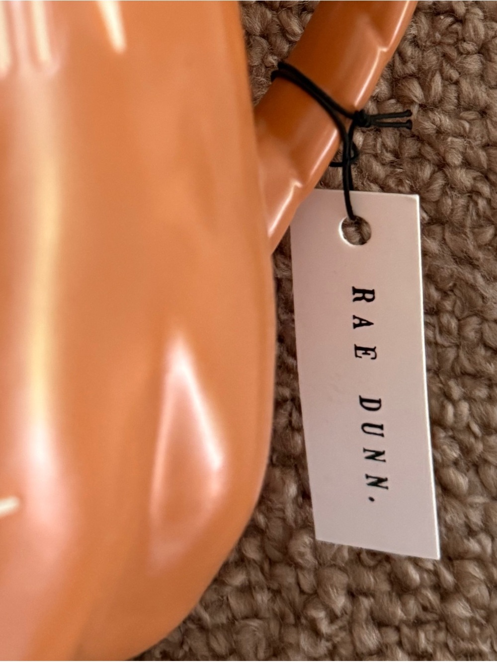 . Rae Dunn Fall Orange Pumpkin Watering Can Home Decor - Picture 10 of 15